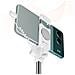 Selfie Stick Usb-c Con Specchietto Integrato E Tasto Otturatore, Bianco - Foto miniatura 2
