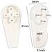 10 Ganci Per Quadri, Ganci Da Parete Per Appendere Quadri, Arazzi, Orologi Senza Danni White 5x2x0.95 Cm - Foto miniatura 1