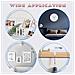 10 Ganci Per Quadri, Ganci Da Parete Per Appendere Quadri, Arazzi, Orologi Senza Danni White 5x2x0.95 Cm - Foto miniatura 3