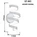 Applique Lampada Interno Moderna Parete Muro Spirale 18w Luce Fredda St-001 - Foto miniatura 3