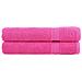 Asciugamani Premium SOLUND 2 pz Rosa 100x200 cm 600 g /m² - Foto miniatura 1