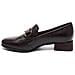 Mocca Elegant Closed Loafers Mocassino Pelle Scarpe Donna Marrone Eu 38, 2-24206-43 304 - Foto miniatura 3