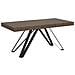 Tavolo allungabile 90x200/460 cm Terium noce gambe antracite - Foto miniatura 1