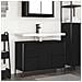 Mobile Lavabo con Cassetti Rovere Nero 90x34,5x60 cm - Foto miniatura 1
