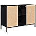 Mobile Lavabo con Cassetti Rovere Nero 90x34,5x60 cm - Foto miniatura 5