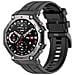 Cinturino Per Orologio In Silicone Con Fibbia Ispessita Per Amazfit T-rex 2/3 - Nero - Foto miniatura 3