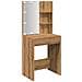 Toeletta Con Led Rovere Artigianale 60x40x140 Cm - Foto miniatura 2