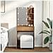 Toeletta Con Led Rovere Artigianale 60x40x140 Cm - Foto miniatura 3