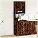 Mobile Da Cucina Rovere Fumo 60x50x180 Cm In Legno Multistrato - Foto miniatura 1