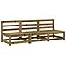 Lusso Casadino -  Divani Giardino Senza Braccioli 3pz 70x70x67 Cm Pino Impregnato - Foto miniatura 1