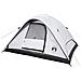 Tenda Familiare a Cupola 6 Persone Bianca Tessuto Impermeabile - Foto miniatura 3