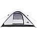 Tenda Familiare a Cupola 6 Persone Bianca Tessuto Impermeabile - Foto miniatura 5