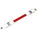 Cavo Dati Portachiavi Multifunzionale 6 In 1 - Red - Foto miniatura 2