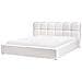 Letto Contenitore Tessuto Baston 180 X 200 Cm Bianco Sporco - Foto miniatura 4