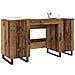 Scrivania Legno vecchio 140 x 50 x 75 cm Legno multistrato - Foto miniatura 3