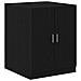 Mobile per lavatrice Rovere nero 70.5 x 71.5 x 91.5 cm - Foto miniatura 1