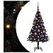 Albero di Natale con 150 LED con supporto Nero 120 cm PVC - Foto miniatura 1