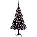 Albero di Natale con 150 LED con supporto Nero 120 cm PVC - Foto miniatura 3