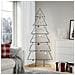 Albero di Natale Decorativo in Metallo Nero 180 cm - Foto miniatura 2