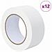 Nastri Adesivi per Pittori 12 pcs Bianco 50mm x 50m Carta - Foto miniatura 1