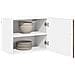 Pensile cucina con porta 2 pcs Rovere fumé 50 x 31 x 40 cm - Foto miniatura 3