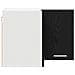 Armadio pensile Riga Rovere Nero e Bianco 57 x 57 x 40 cm - Foto miniatura 7
