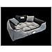 145x115 cm KINGDOG Cuccia per cani impermeabile personalizzabile Grigio scuro - Foto miniatura 2