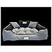 145x115 cm KINGDOG Cuccia per cani impermeabile personalizzabile Grigio scuro - Foto miniatura 3