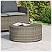 Tavolino da caffè da esterno Grigio Ø 68 x 30 cm polyrattan - Foto miniatura 4