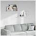 Scaffale da parete 2 pcs Marmo Bianco 80 x 9 x 3 cm - Foto miniatura 2