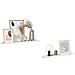 Scaffale da parete 2 pcs Marmo Bianco 80 x 9 x 3 cm - Foto miniatura 3