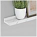 Scaffale da parete 2 pcs Marmo Bianco 80 x 9 x 3 cm - Foto miniatura 5