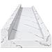 Scaffale da parete 2 pcs Marmo Bianco 80 x 9 x 3 cm - Foto miniatura 8