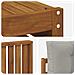 Set divani con cuscino 11 pcs Grigio Naturale e Chiaro - Foto miniatura 7