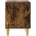 Comodino Rovere Fumo 62 x 34,5 x 48 cm Legno ingegnerizzato - Foto miniatura 4