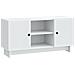 Mobile TV 102 x 34,5 x 50 cm Bianco Legno ingegnerizzato - Foto miniatura 1
