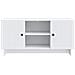 Mobile TV 102 x 34,5 x 50 cm Bianco Legno ingegnerizzato - Foto miniatura 6