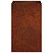 Vaso da giardino Ruggine 30 x 30 x 50 cm Acciaio Corten - Foto miniatura 4