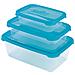Set 3 Contenitore Polar Rettangolare Contenitori Per Alimenti - Foto miniatura 1