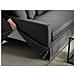Divano A 3 Posti Grigio Scuro Sfoderabile Gilja - Foto miniatura 9