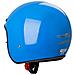Casco Moto Jet Cafe Racer Omologato Ece 22-05 Parasole Scooter Blu S - Foto miniatura 2