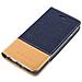 Custodia Compatibile Con Apple Iphone 6 / Iphone 6s In Blu Scuro Marrone - Coperchio Protettiva Con Chiusura Magnetica, Funzione Stand E Tasca Per Le Carte - Foto miniatura 5