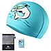 Bambini Cuffia Da Nuoto Nuoto Paciffico Cappelli Impermeabile Dellorecchio Pu Protezione Di Bagno Accudire Protezione Elastica Protezione Di Nuoto Con Rivestimento Del Modello Del Fumetto Per I Bambini Bambini Delle Ragazze Dei Ragazzi Di Et 6-10 (lago - Foto miniatura 1