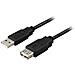 Cavo Usb 2.0 Tipo A Maschio - Tipo A Femmina 0,2 M, Nero - Foto miniatura 1