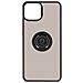 Cover Apple Iphone 13 Pro Max Bimateriale Anello Supporto Metallico Nera - Foto miniatura 1