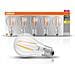 Lampada Led - E27 - Bianco Caldo - 2700 K - 6,50 W - Sostituisce Lampade Ad Incandescenza 60w - Chiara - Led Base Classic A - Confezione Da 5 - Foto miniatura 2