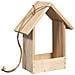 Mangiatoia Per Uccelli In Legno 20 X 10 X 25 Cm - Foto miniatura 2