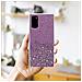 Custodia Compatibile Con Samsung Galaxy S20 In Viola Con Glitter - Coperchio Protettivo In Silicone Tpu Flessibile Con Glitter Scintillanti - Foto miniatura 7