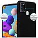 Custodia Compatibile Con Samsung Galaxy A21s In Frost Nero - Coperchio Protettivo In Silicone Tpu Flessibile - Foto miniatura 3