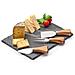 Kit Originale Per Servire Formaggio, 4 Pezzi, 3 Posate Per Formaggio, Tavola Di Ardesia, Forchetta Formaggio, Marca Zeller - Foto miniatura 1